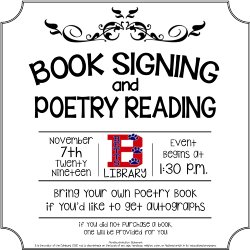 Image of Poetry event invitation